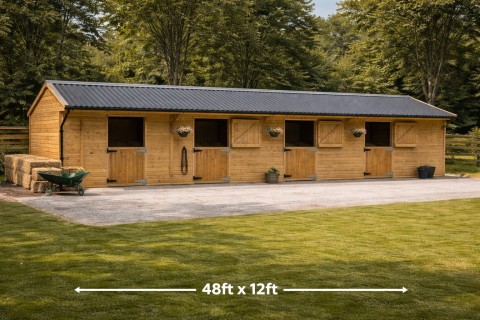 48ft x 12ft Stables 