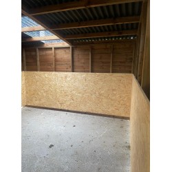 12x12 stable with Shetland door 