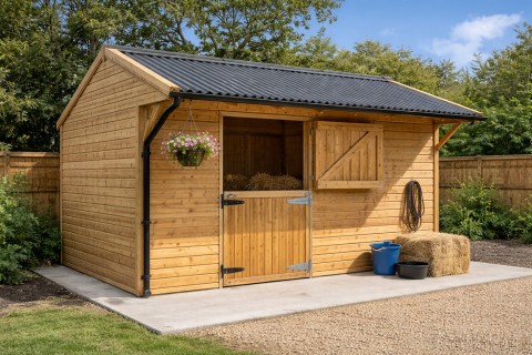 12ft x 12ft Stables